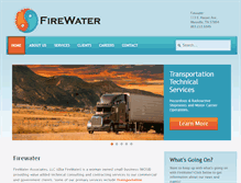 Tablet Screenshot of firewaterllc.com